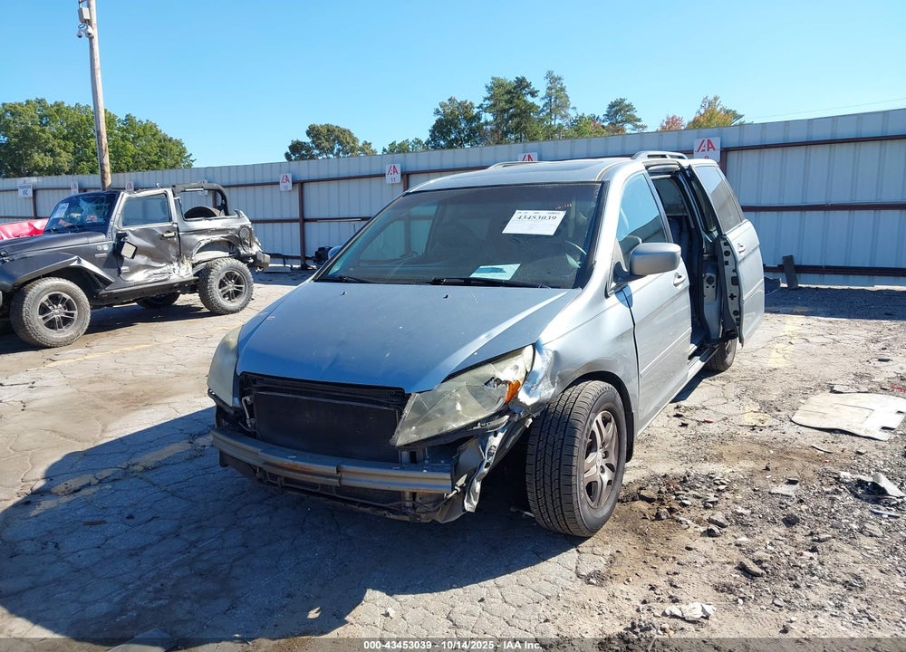 2007 HONDA ODYSSEY EX-L VIN: 5FNRL38627B087226