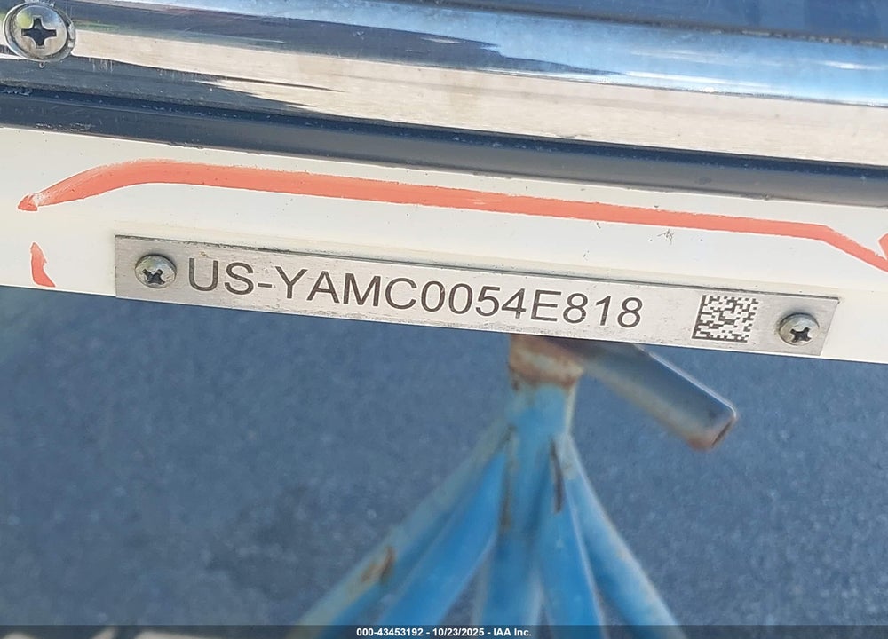 2018 YAMAHA OTHER VIN: YAMC0054E818