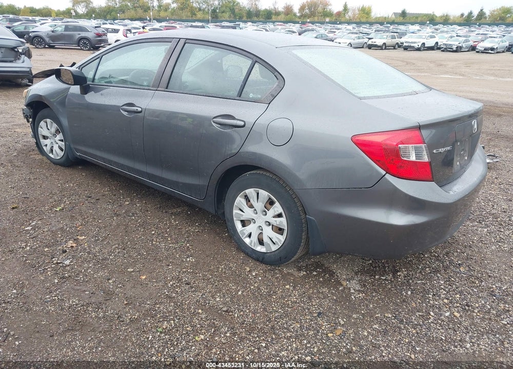 2012 HONDA CIVIC LX VIN: 19XFB2F54CE018225