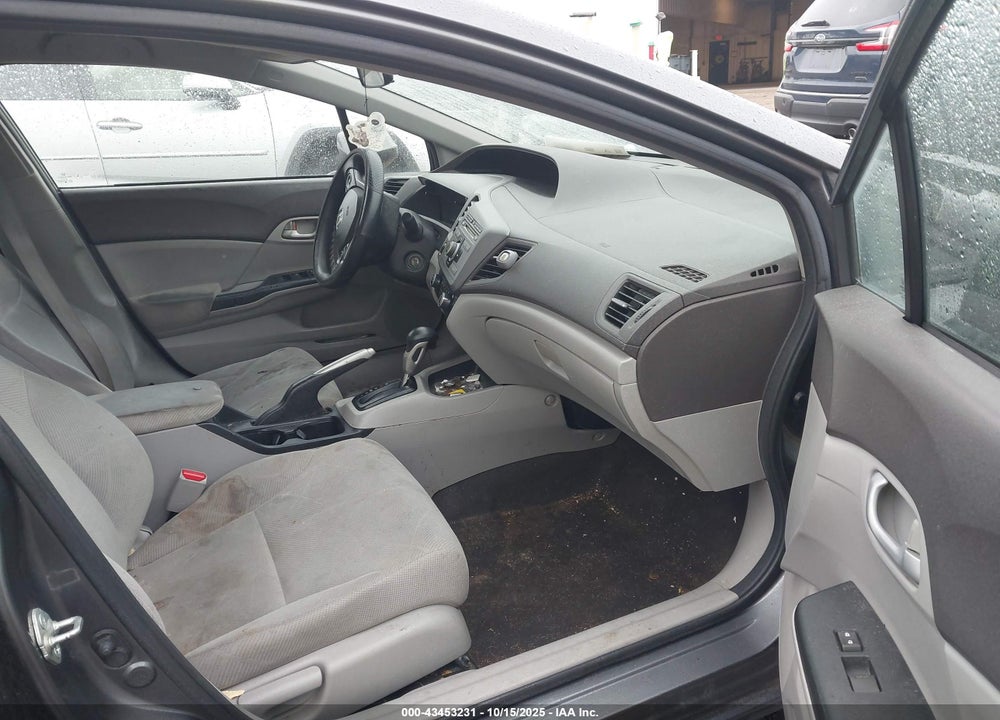 2012 HONDA CIVIC LX VIN: 19XFB2F54CE018225