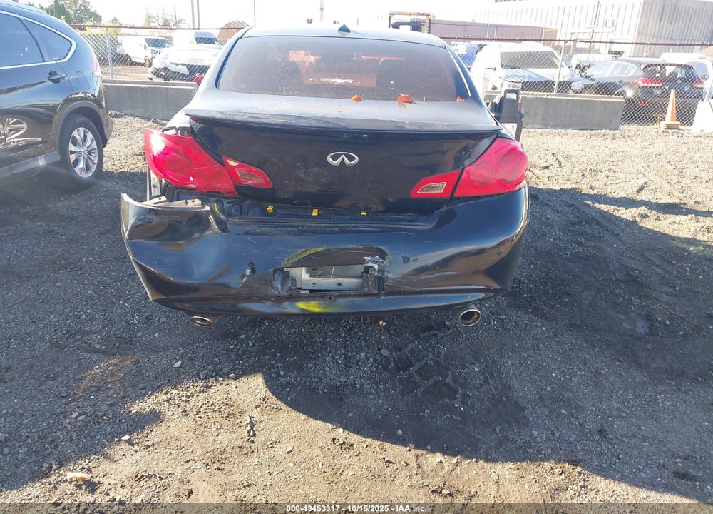 2011 INFINITI G37 VIN: JN1CV6AR1BM352291