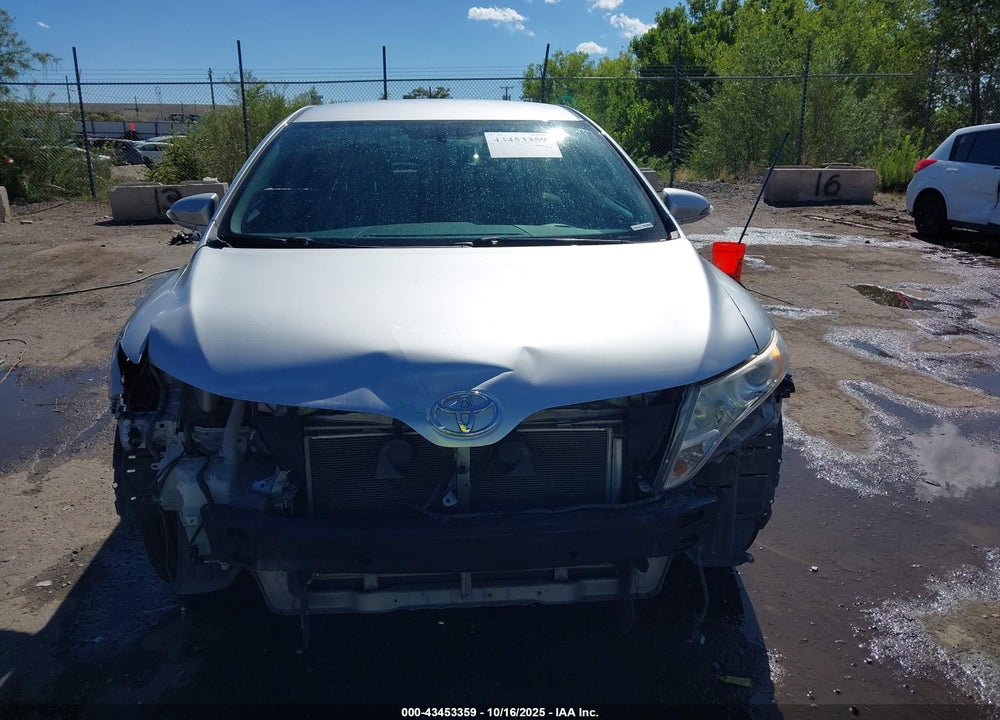 2013 TOYOTA VENZA LE V6 VIN: 4T3ZK3BBXDU062797