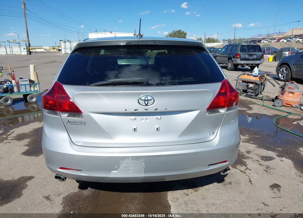 2013 TOYOTA VENZA LE V6 VIN: 4T3ZK3BBXDU062797