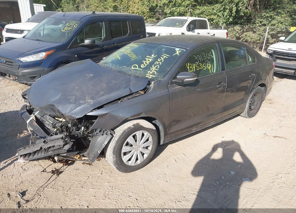 2012 VOLKSWAGEN JETTA 2.5L SE VIN: 3VWDX7AJ9CM391368