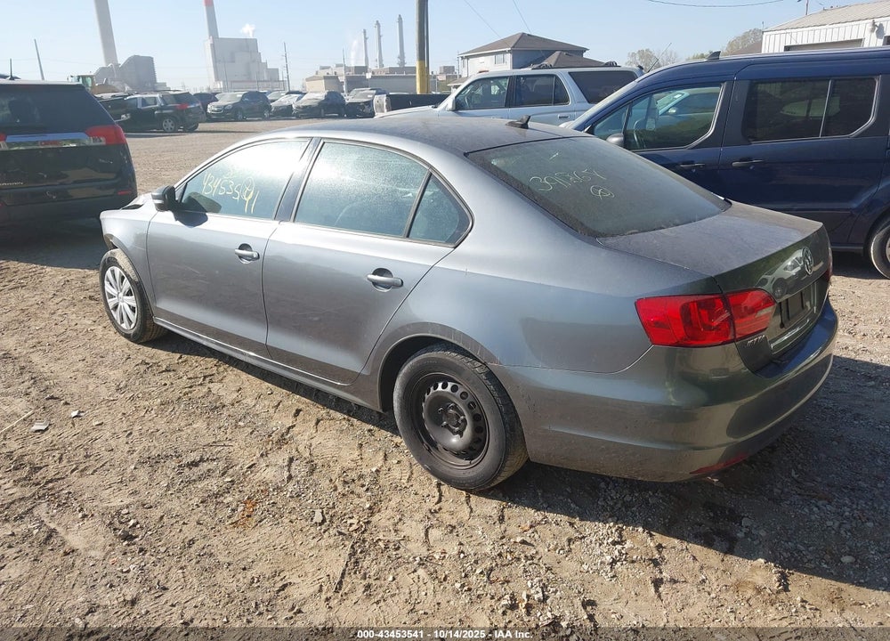 2012 VOLKSWAGEN JETTA 2.5L SE VIN: 3VWDX7AJ9CM391368