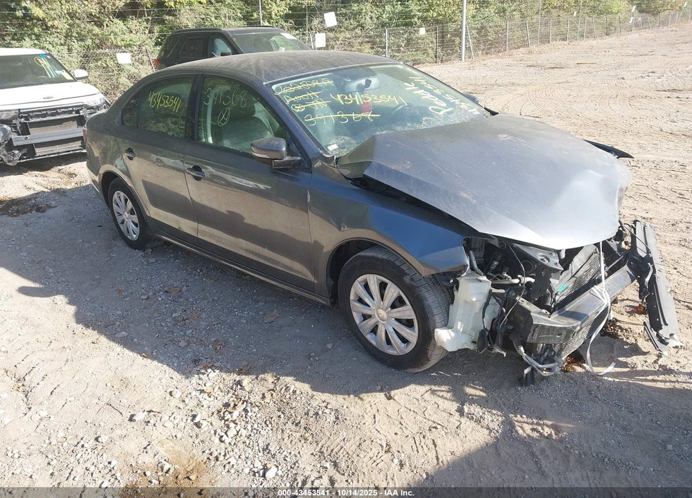 2012 VOLKSWAGEN JETTA 2.5L SE VIN: 3VWDX7AJ9CM391368