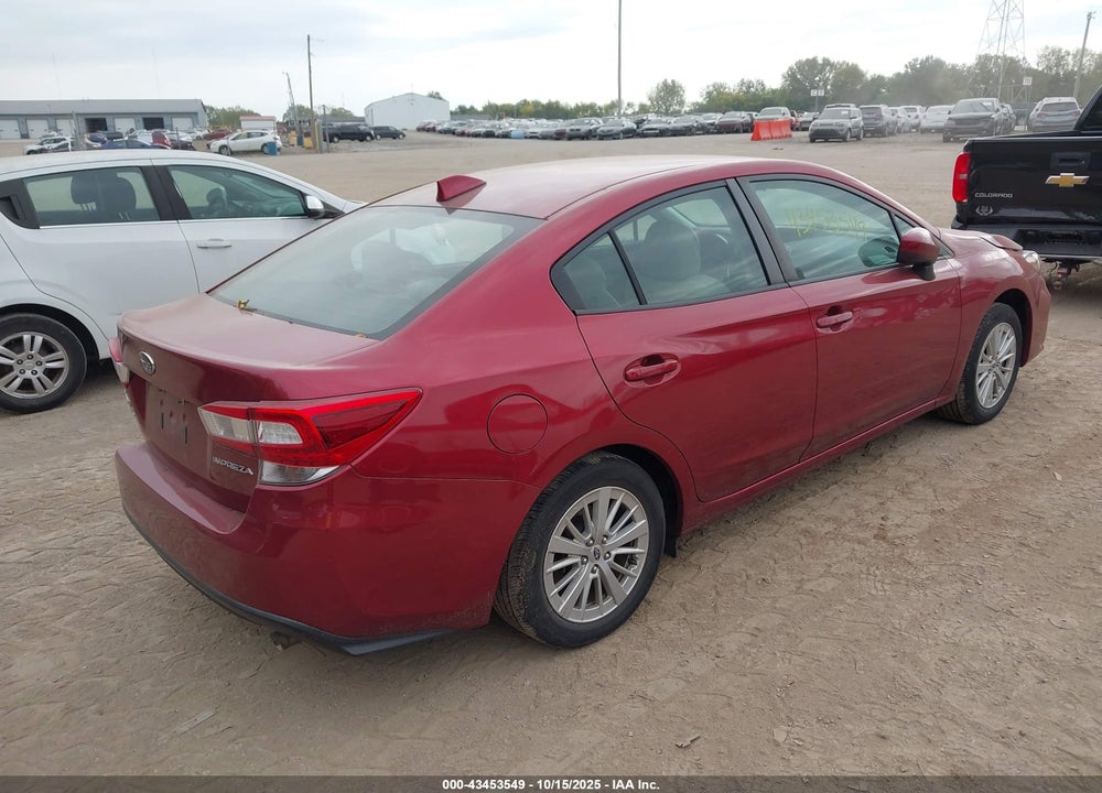2018 SUBARU IMPREZA 2.0I PREMIUM VIN: 4S3GKAD67J3622821