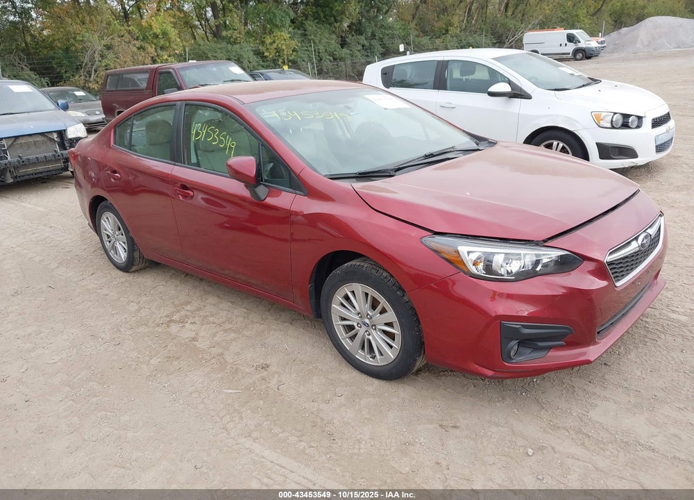 2018 SUBARU IMPREZA 2.0I PREMIUM VIN: 4S3GKAD67J3622821