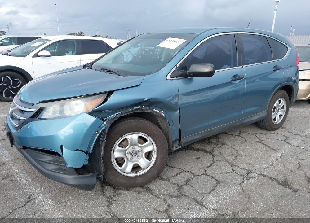2013 HONDA CR-V LX VIN: 5J6RM3H35DL004149