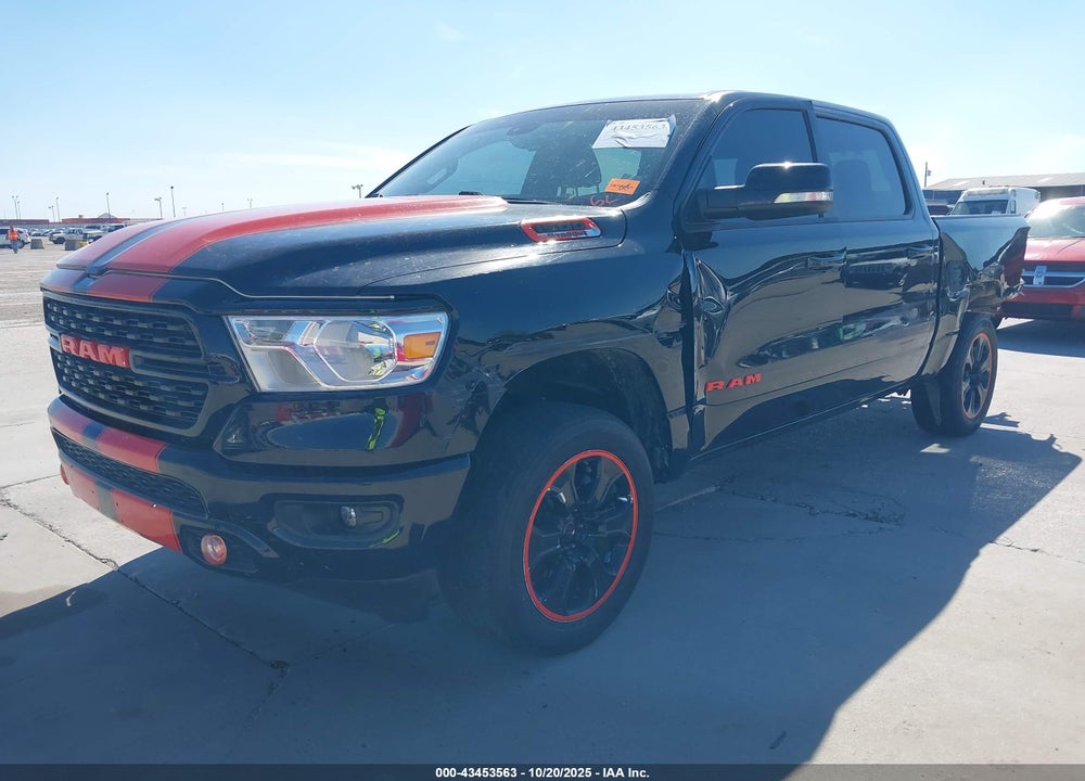 2022 RAM 1500 BIG HORN 4X2 5'7 BOX VIN: 1C6RREFG5NN324237