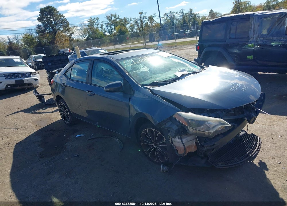 2014 TOYOTA COROLLA S PLUS VIN: 2T1BURHE5EC212830