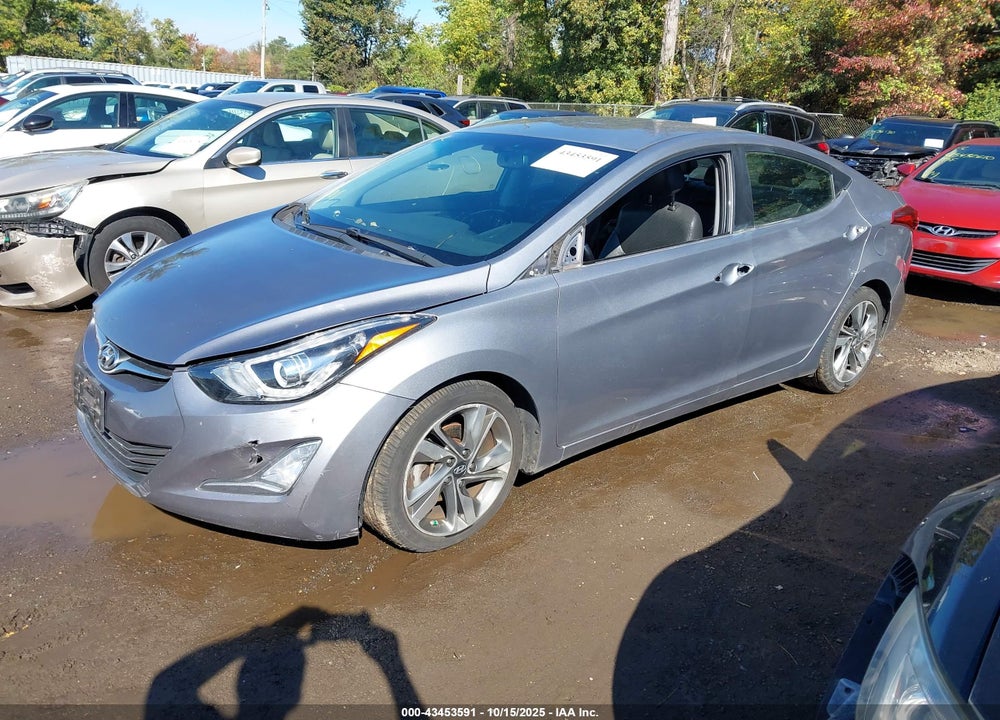 2015 HYUNDAI ELANTRA VIN: KMHDH4AE8FU381735