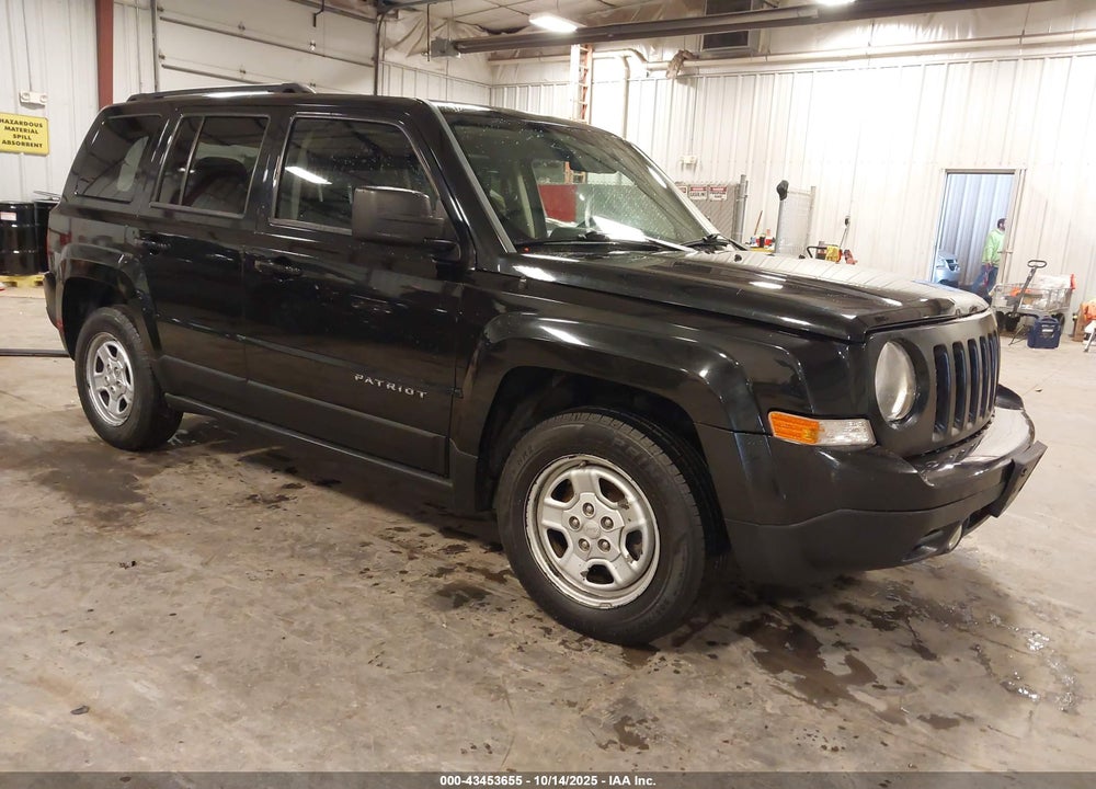 2011 JEEP PATRIOT SPORT VIN: 1J4NT1GA8BD119616