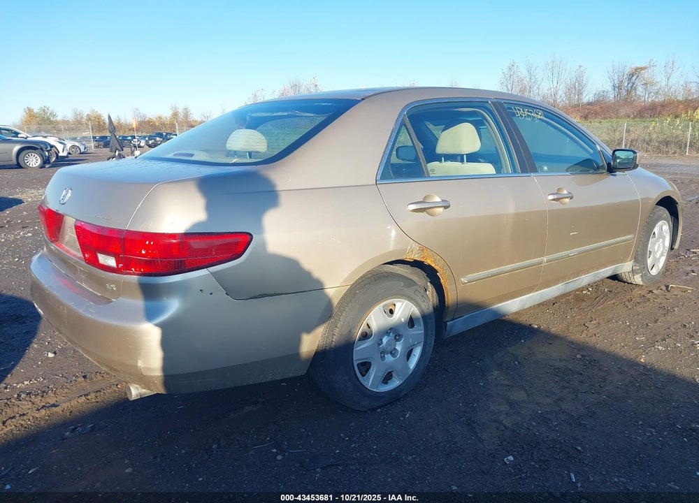 2005 HONDA ACCORD 2.4 LX VIN: 1HGCM56415A170525