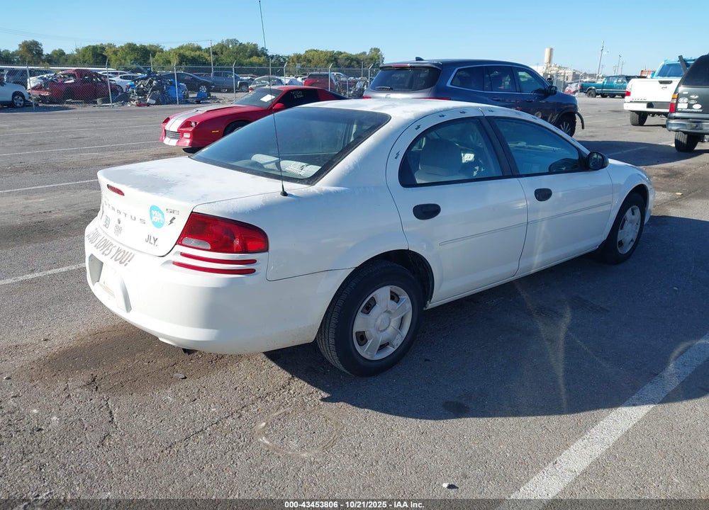 2004 DODGE STRATUS SE VIN: 1B3EL36T14N104684