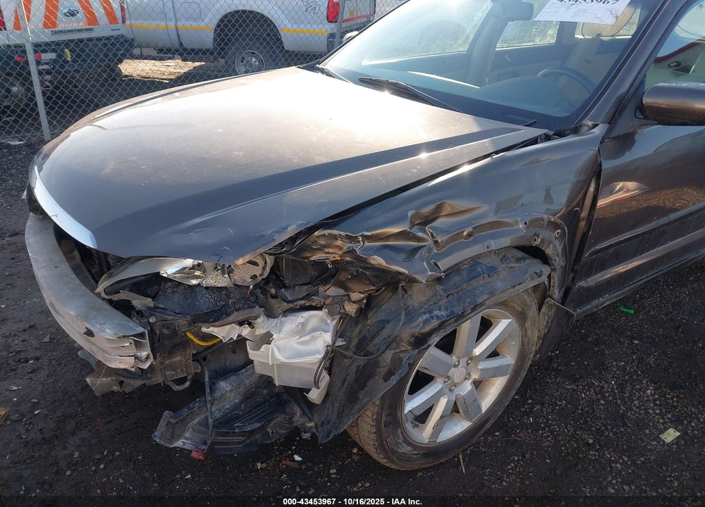 2008 SUBARU OUTBACK VIN: 4S4BP62C787329839