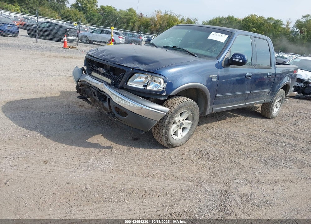 2002 FORD F-150 LARIAT/XLT VIN: 1FTRW08L82KA54383