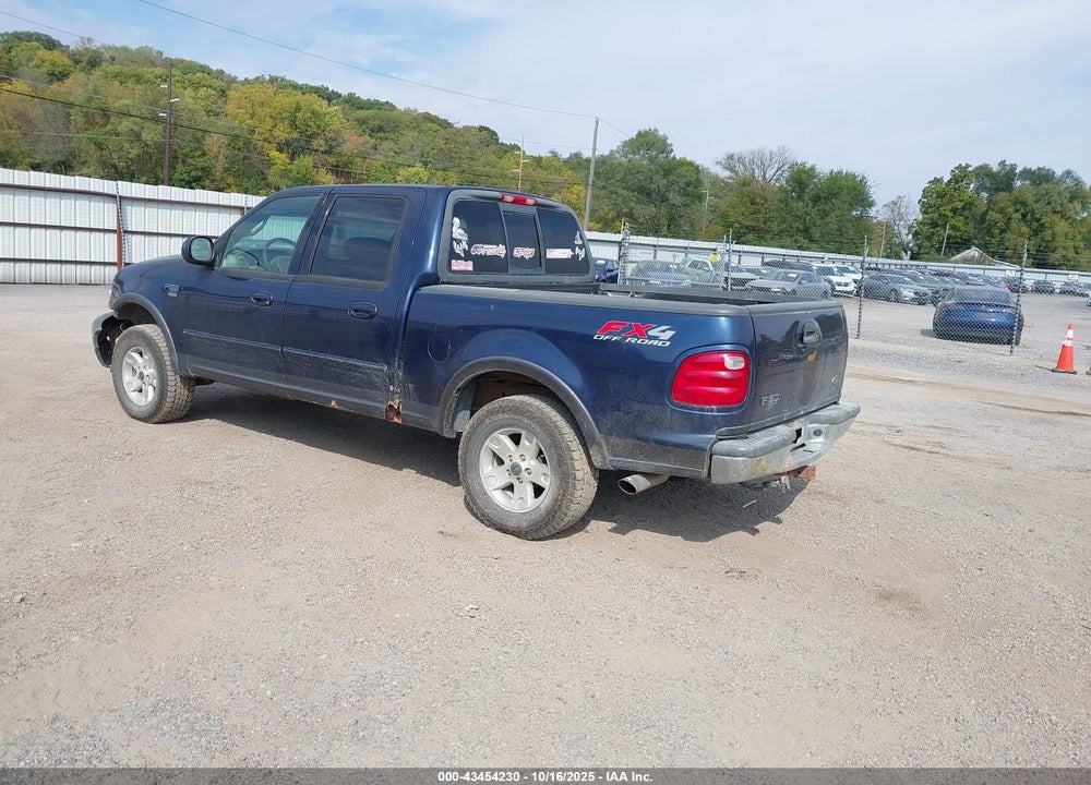 2002 FORD F-150 LARIAT/XLT VIN: 1FTRW08L82KA54383