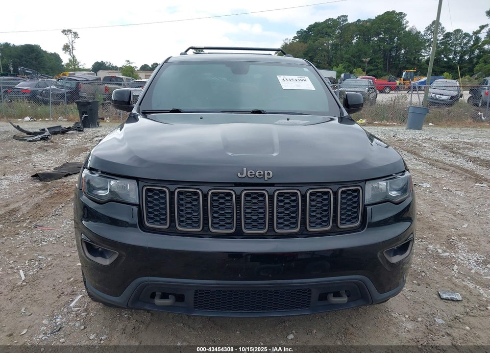 2017 JEEP GRAND CHEROKEE VIN: 1C4RJFAGXHC645414