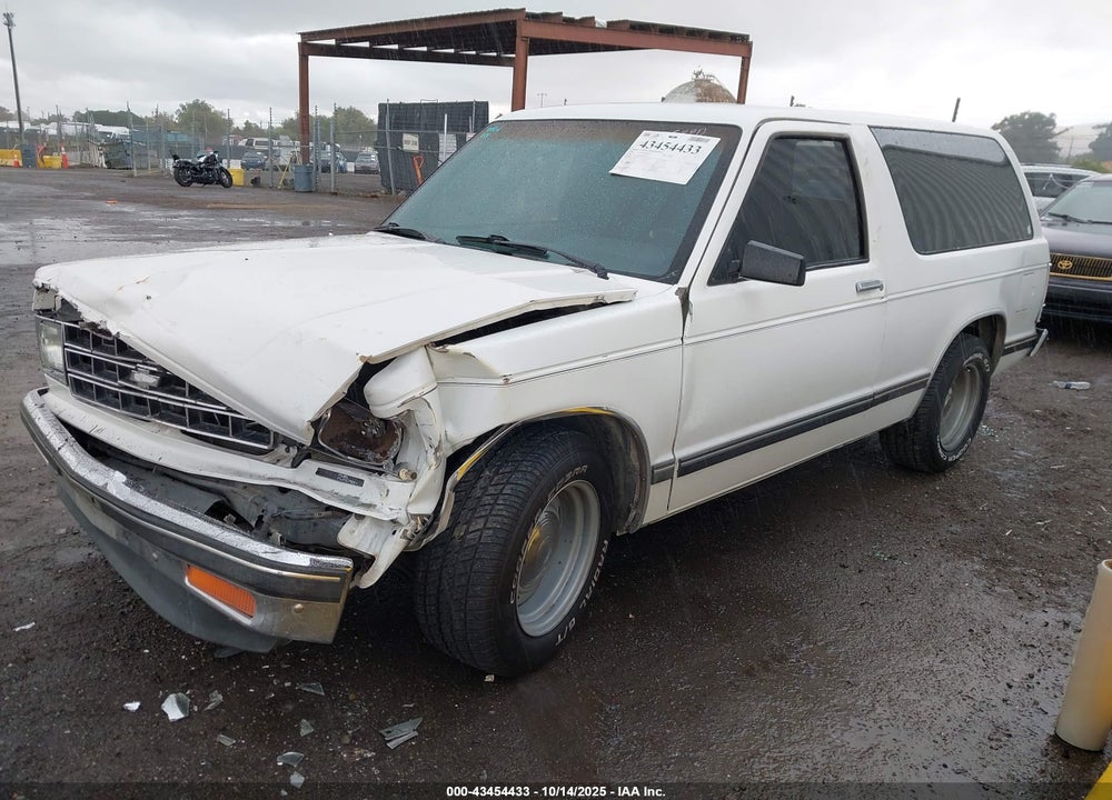 1987 CHEVROLET BLAZER S10 VIN: 1GNCS18R6H8189905