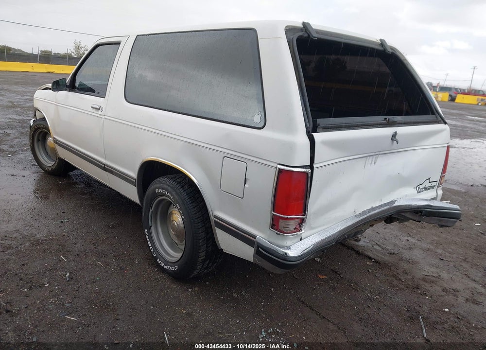 1987 CHEVROLET BLAZER S10 VIN: 1GNCS18R6H8189905