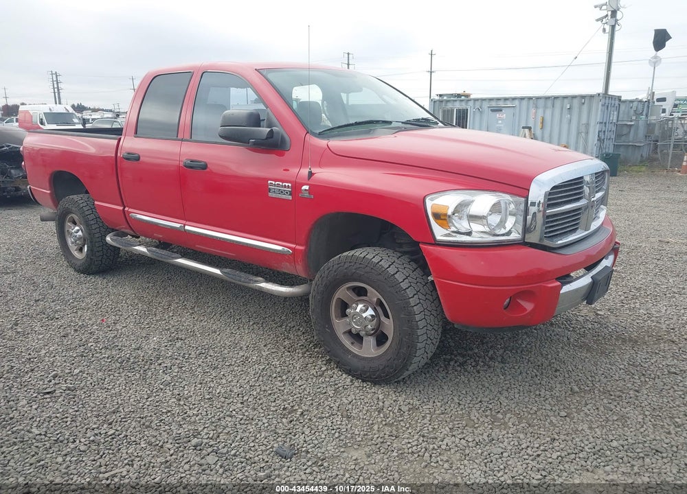 2007 DODGE RAM 2500 LARAMIE VIN: 1D7KS28C47J531550