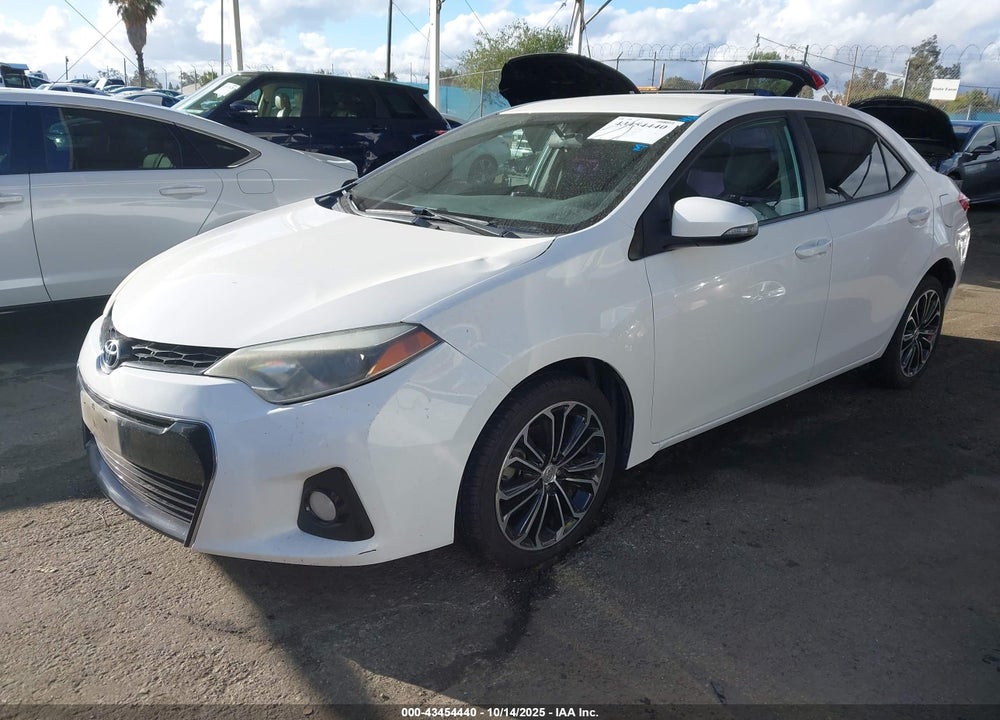 2015 TOYOTA COROLLA S PLUS VIN: 5YFBURHE7FP297512