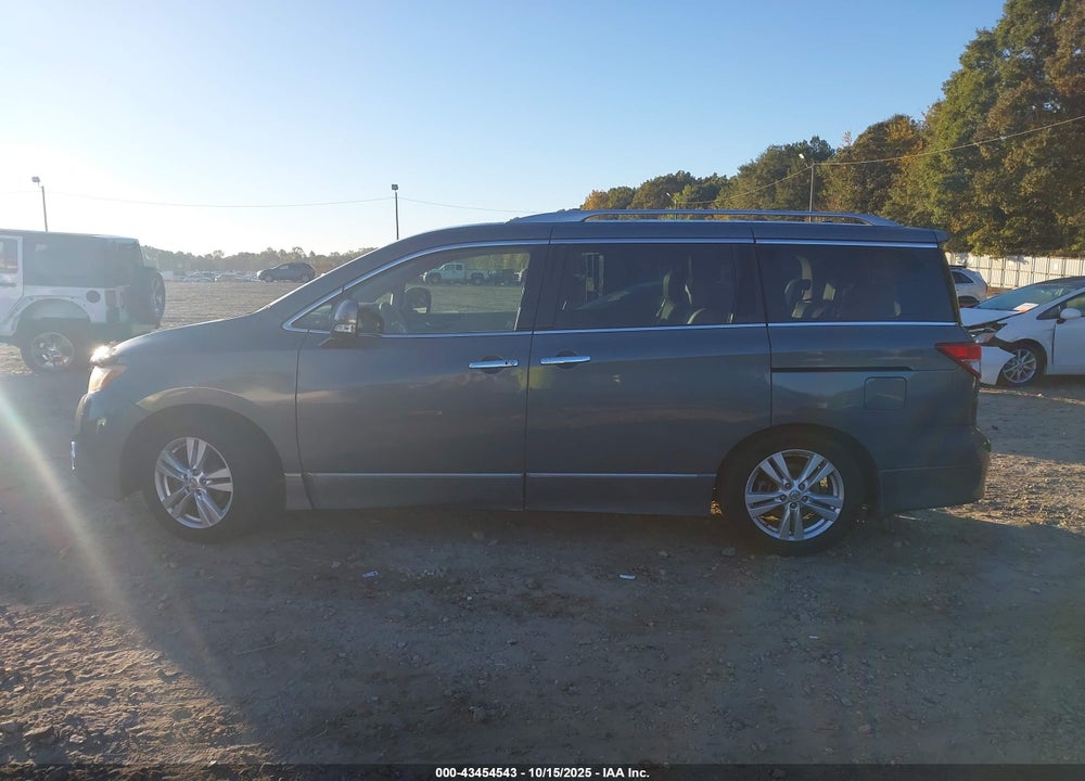 2012 NISSAN QUEST SL VIN: JN8AE2KP3C9043621