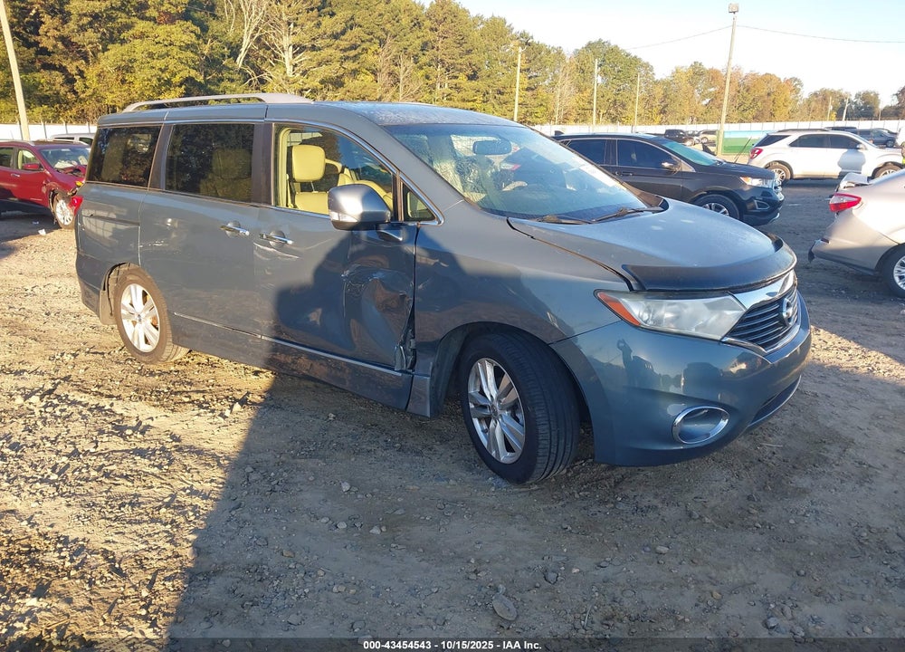 2012 NISSAN QUEST SL VIN: JN8AE2KP3C9043621