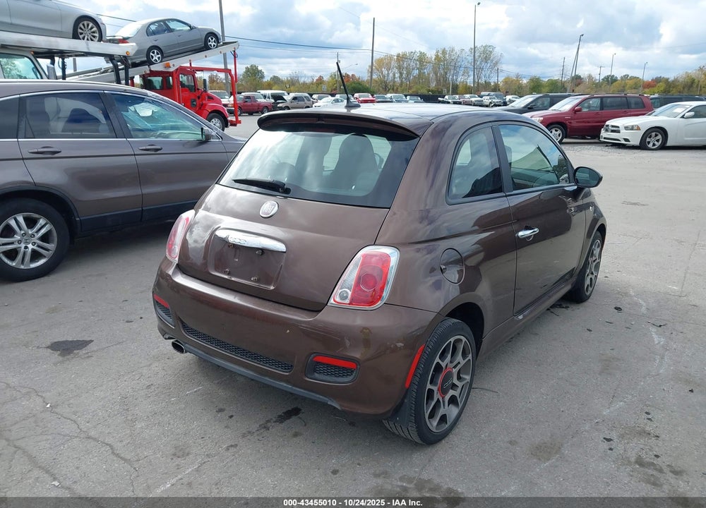 2012 FIAT 500 VIN: 3C3CFFBR7CT212495