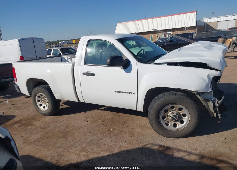 2007 GMC SIERRA 1500 WORK TRUCK VIN: 1GTEC14C07Z588477