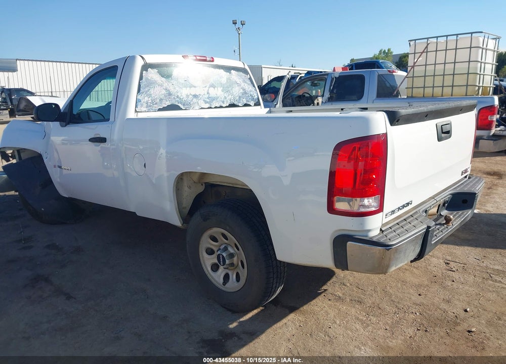 2007 GMC SIERRA 1500 WORK TRUCK VIN: 1GTEC14C07Z588477