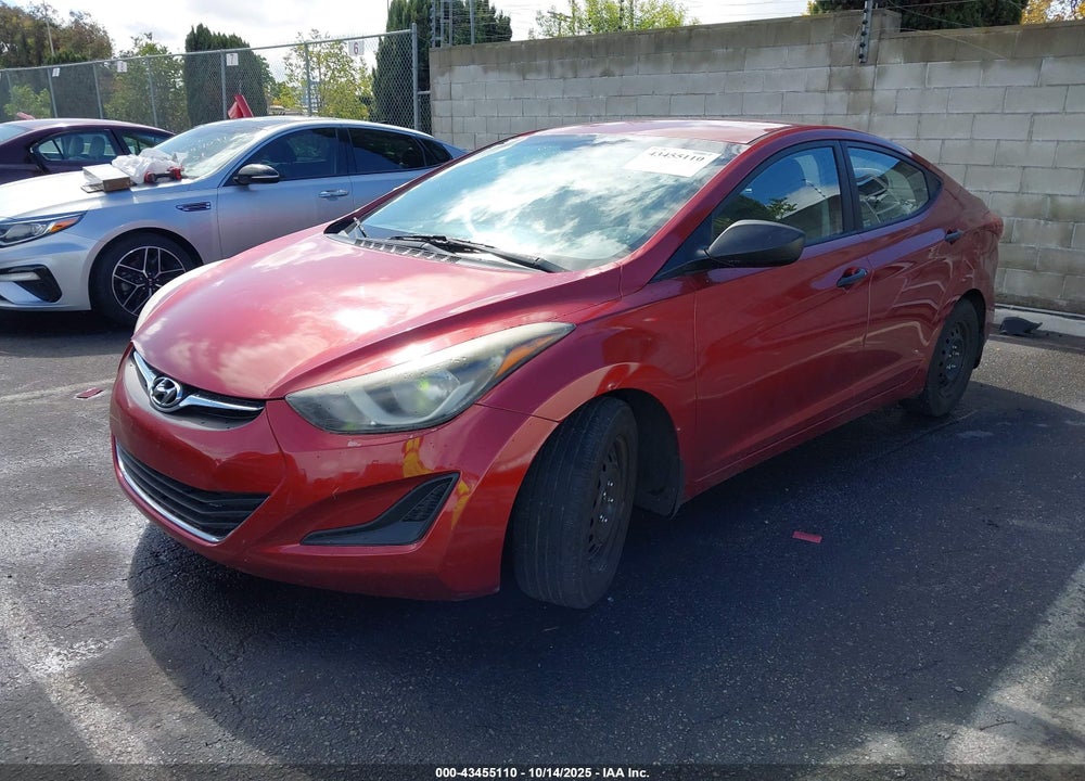 2016 HYUNDAI ELANTRA SE VIN: 5NPDH4AE5GH795457