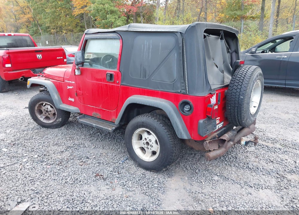 2002 JEEP WRANGLER SPORT VIN: 1J4FA49S92P715110