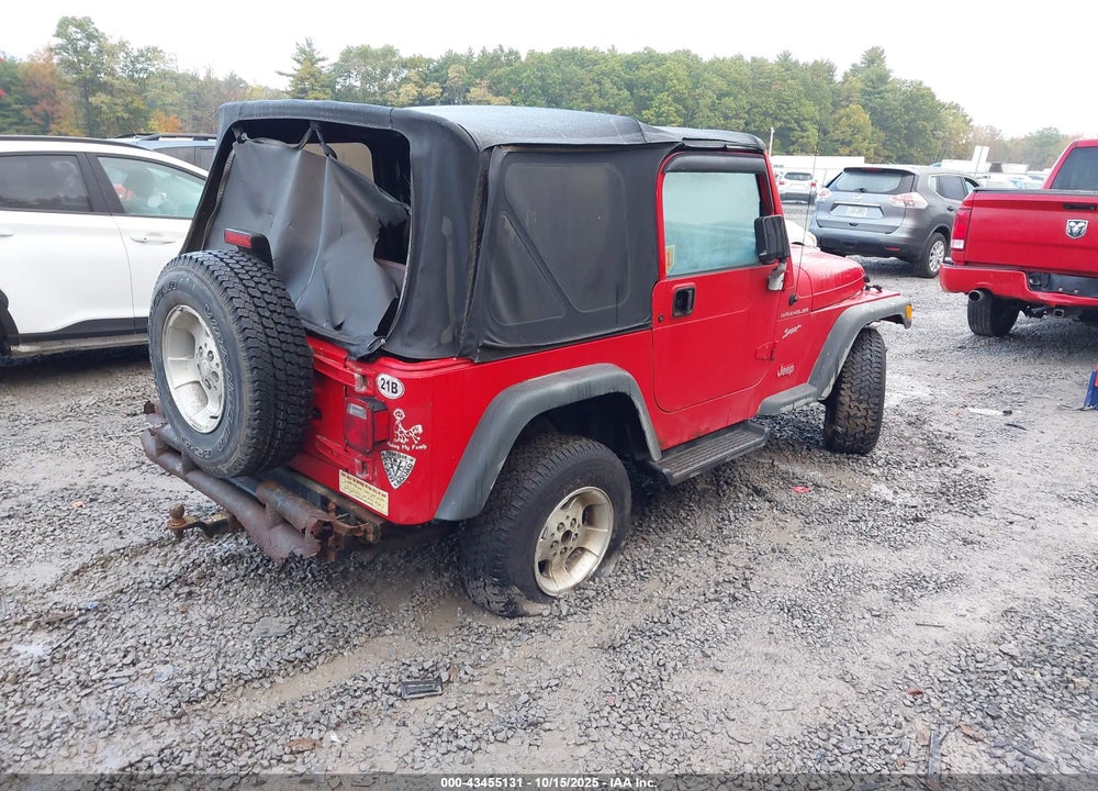 2002 JEEP WRANGLER SPORT VIN: 1J4FA49S92P715110