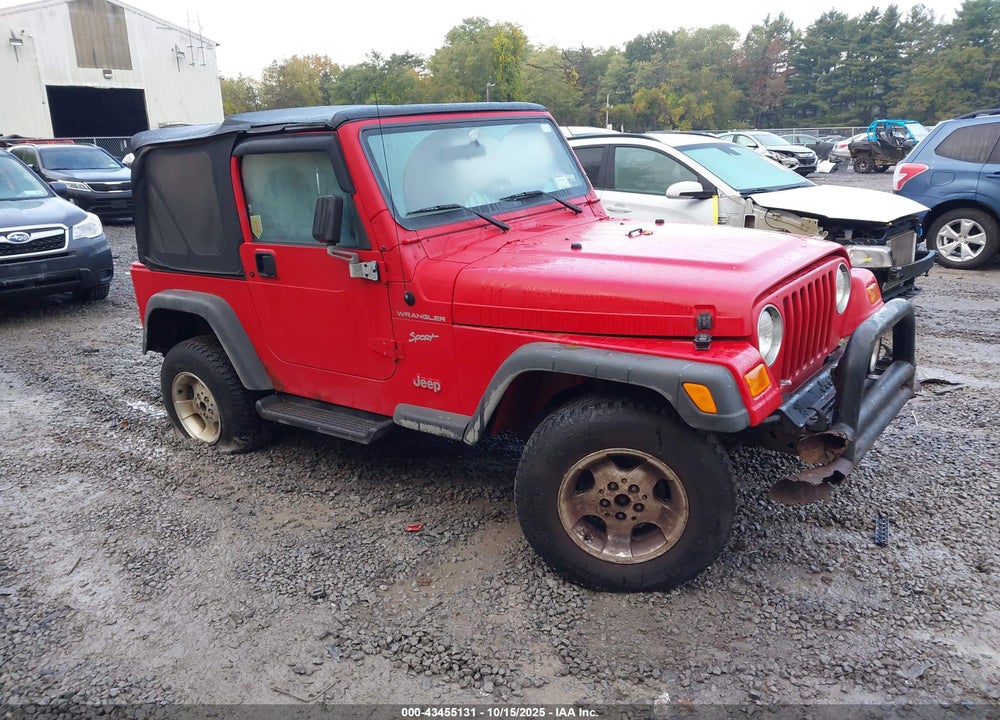 2002 JEEP WRANGLER SPORT VIN: 1J4FA49S92P715110