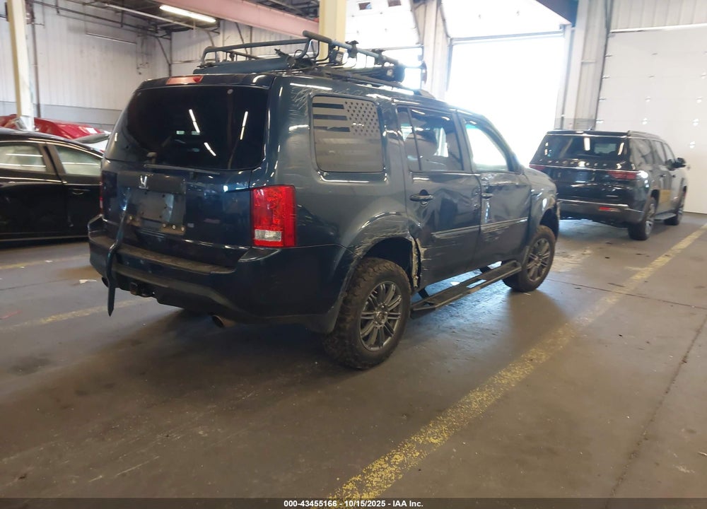 2012 HONDA PILOT VIN: 5FNYF4H67CB018504