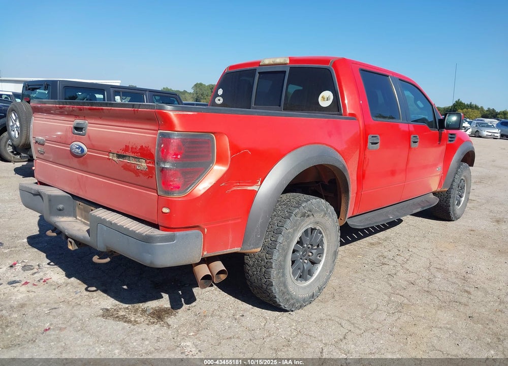 2011 FORD F-150 SVT RAPTOR VIN: 1FTFW1R65BFC64904