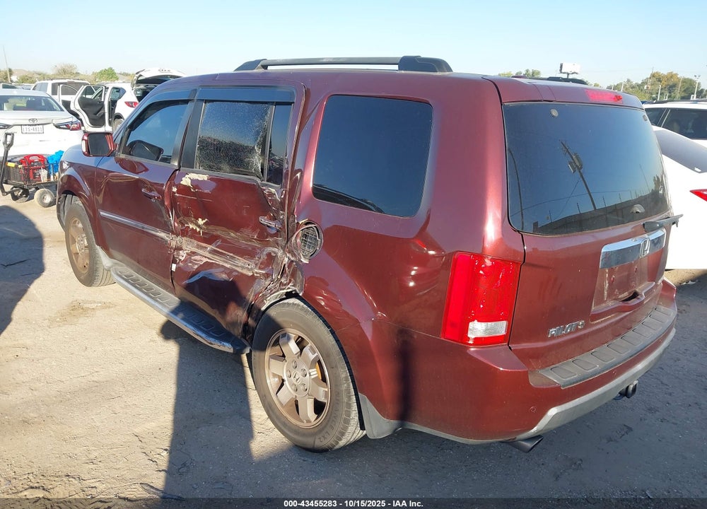2009 HONDA PILOT TOURING VIN: 5FNYF38999B006464