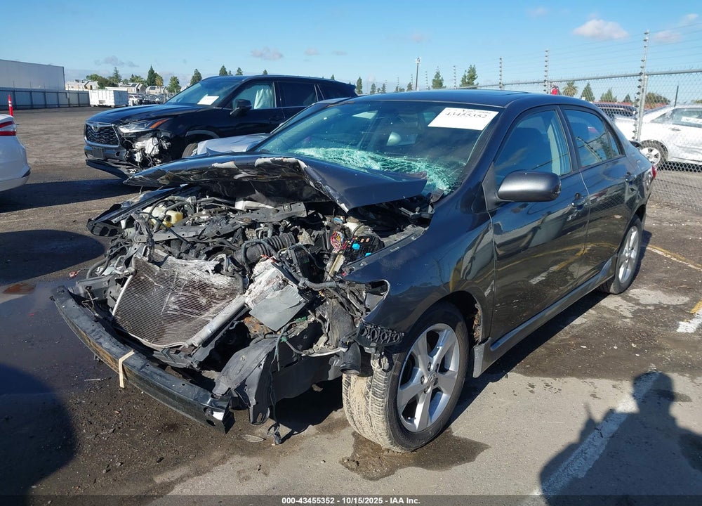 2011 TOYOTA COROLLA S VIN: 2T1BU4EE4BC557365