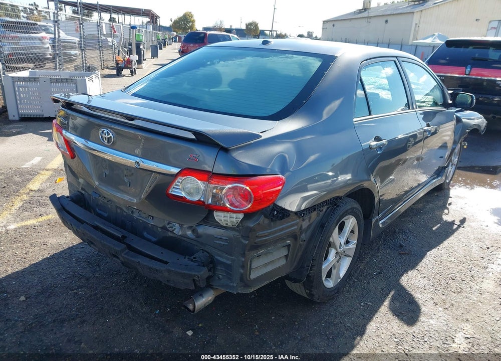 2011 TOYOTA COROLLA S VIN: 2T1BU4EE4BC557365
