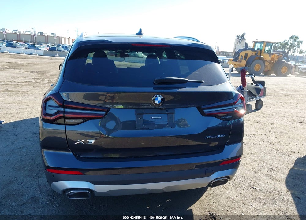 2022 BMW X3 XDRIVE30I VIN: 5UX53DP09N9M42027