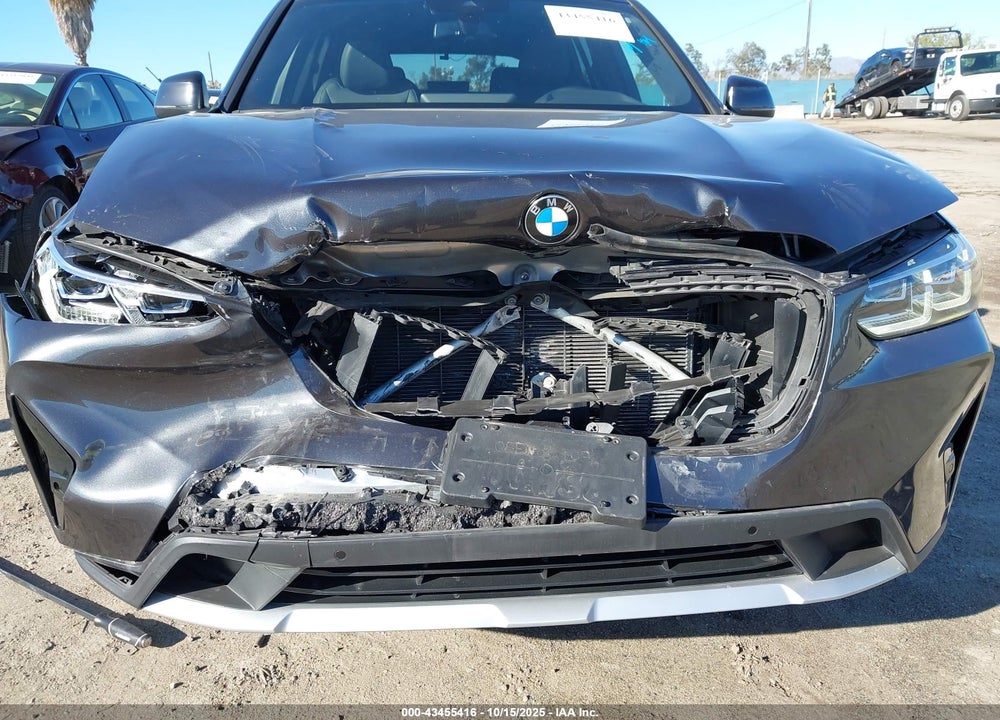 2022 BMW X3 XDRIVE30I VIN: 5UX53DP09N9M42027