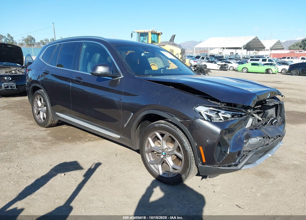 2022 BMW X3 XDRIVE30I VIN: 5UX53DP09N9M42027