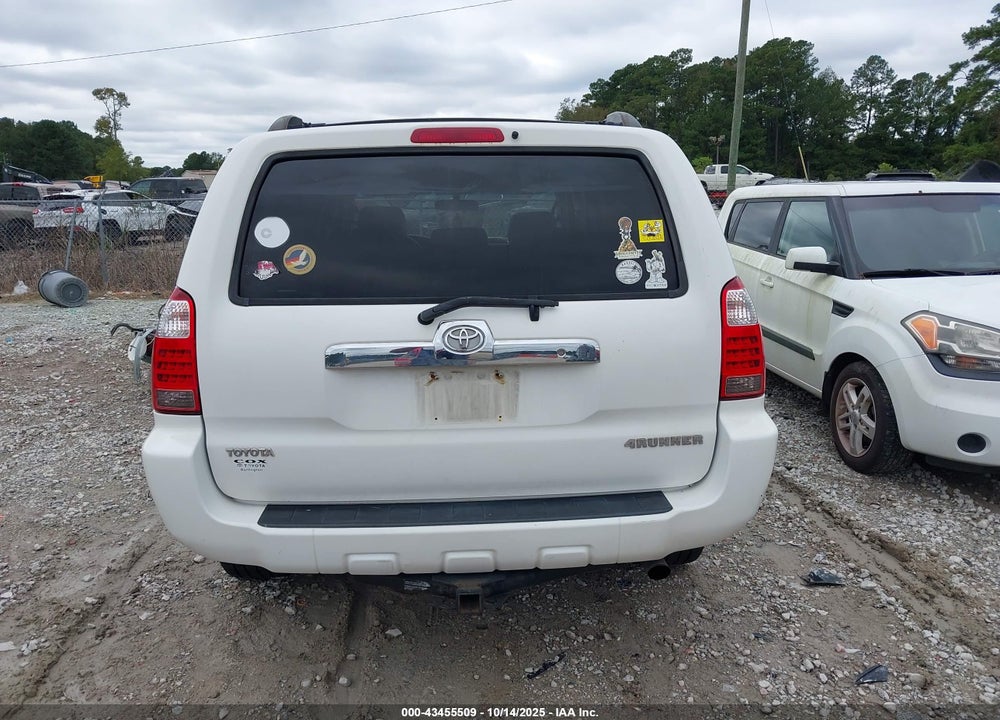 2006 TOYOTA 4RUNNER VIN: JTEZU14R268045683