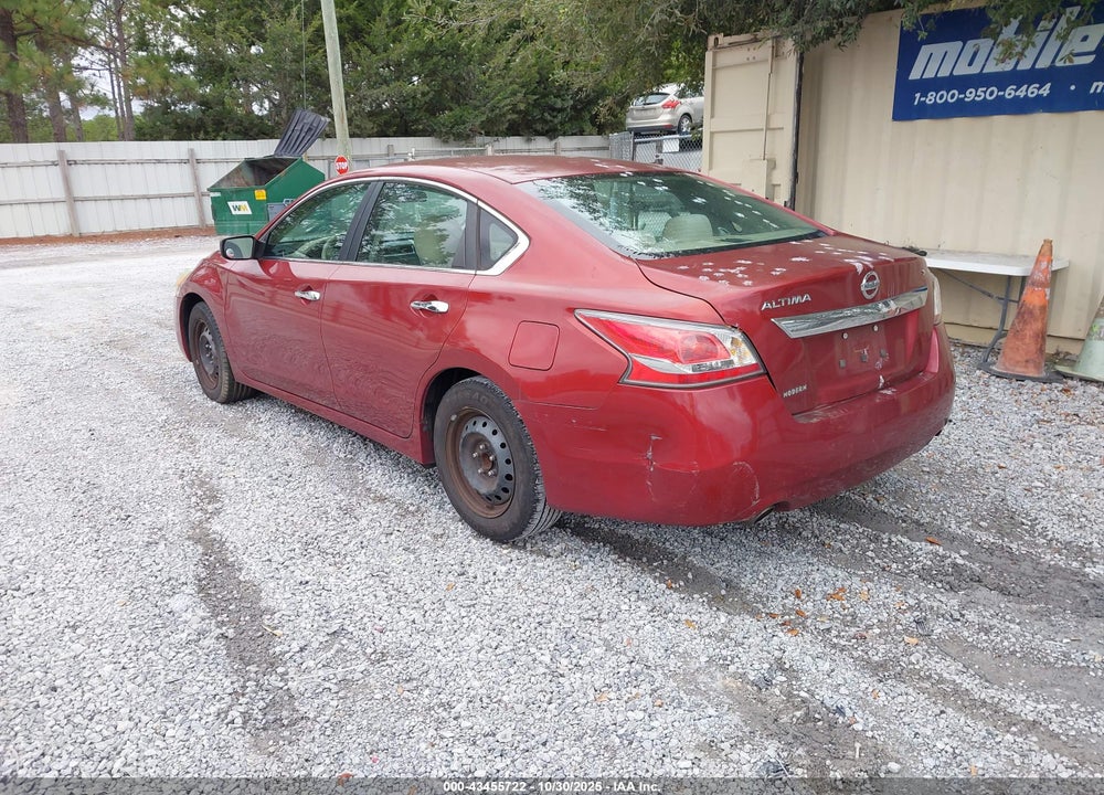 2015 NISSAN ALTIMA 2.5 S VIN: 1N4AL3AP0FN365580