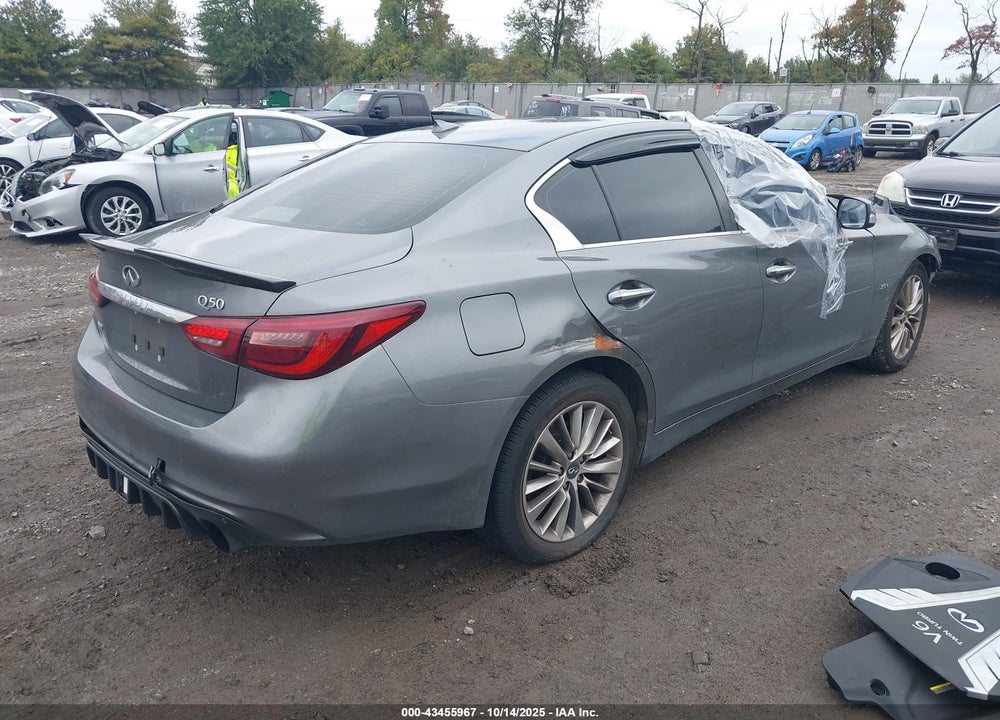 2018 INFINITI Q50 3.0T LUXE VIN: JN1EV7AR3JM612090