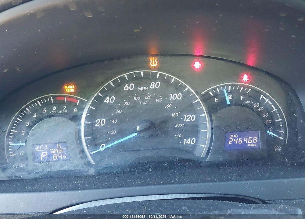 2012 TOYOTA CAMRY LE VIN: 4T1BF1FK7CU559785