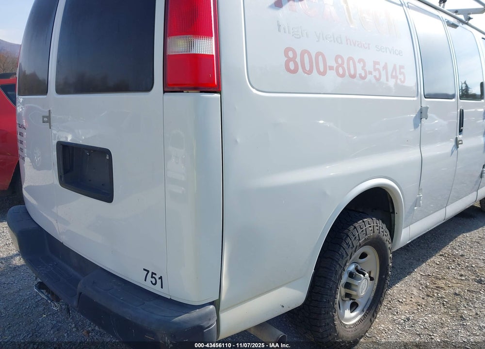 2015 CHEVROLET EXPRESS 2500 WORK VAN VIN: 1GCWGFCF6F1277697
