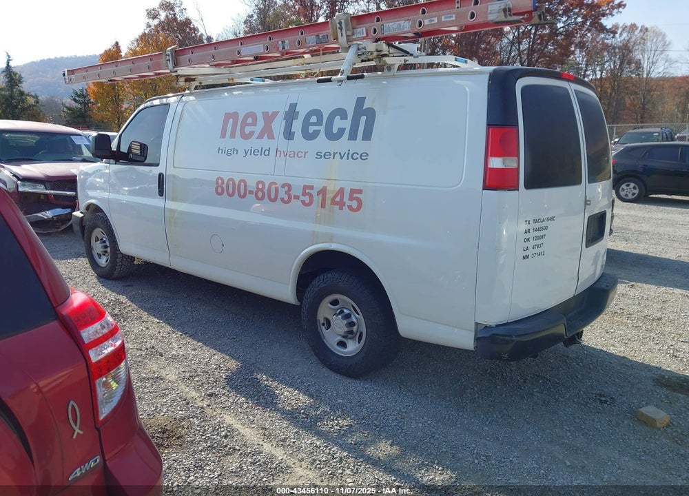 2015 CHEVROLET EXPRESS 2500 WORK VAN VIN: 1GCWGFCF6F1277697
